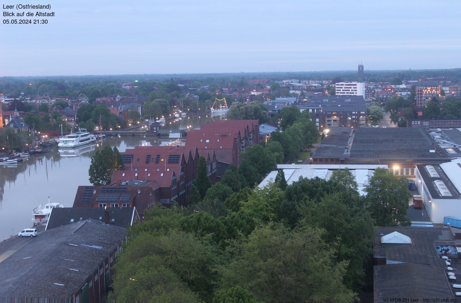 Leer (East Frisia) Skyline and Altstadt (Old Town)